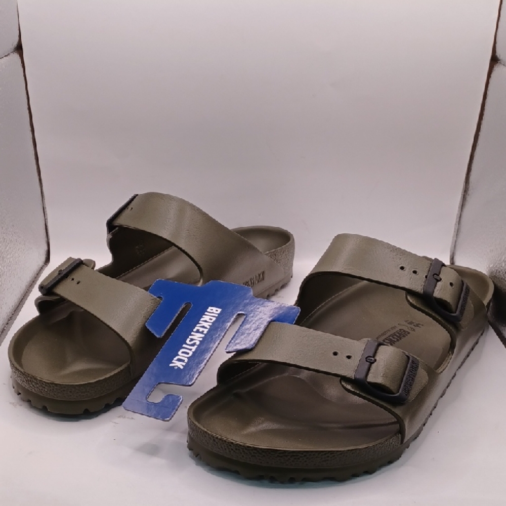NEW Birkenstock Arizona Eva Sandals-Khaki Green Men Size 46EU 13US